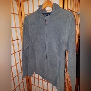 LANDS' END microfleece zip up